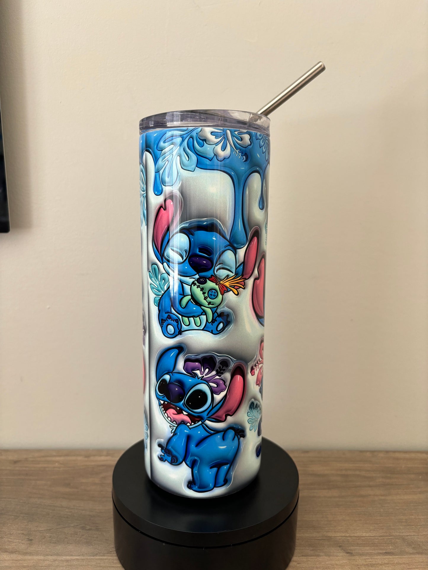 Stitch 3D 20oz Skinny Tumbler