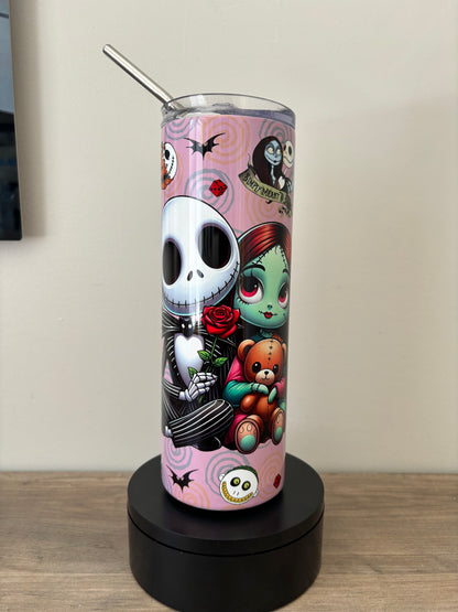 Nightmare Before Christman 20oz Skinny Tumbler