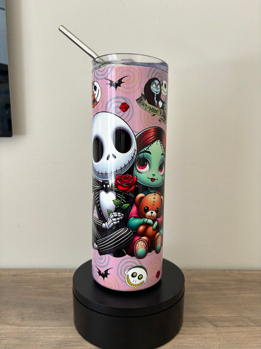 Nightmare Before Christman 20oz Skinny Tumbler