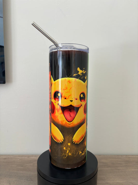 Pikachu 20oz Skinny Tumbler